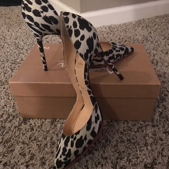 Christian Louboutin 100mm Leopardino heels - Picture 1 of 4